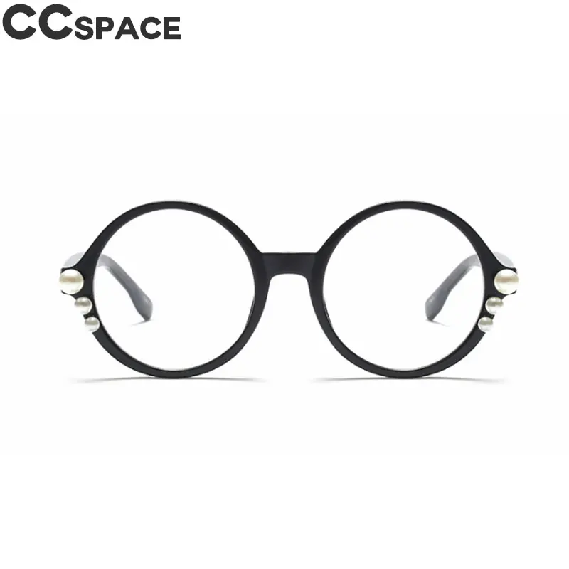 45631 круглые Сексуальные Жемчужные оправы для очков женские стили CCSPACE брендовые