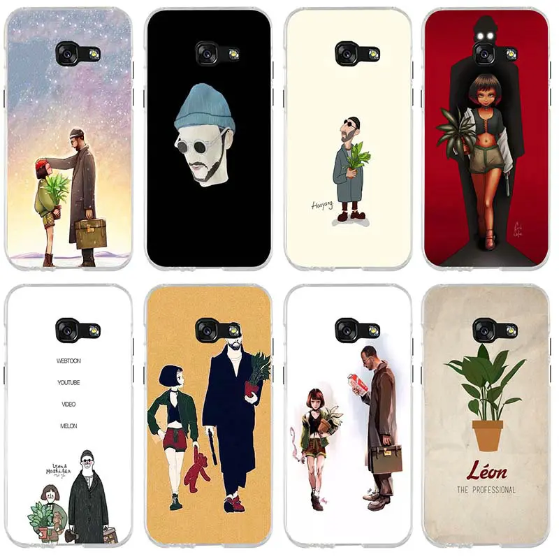 Leon Matilda Натали Портман Фильм Мягкий женский чехол для Samsung Galaxy A3 A5 A7 J1 J2 J3 J4 J6 J5 J7 J8