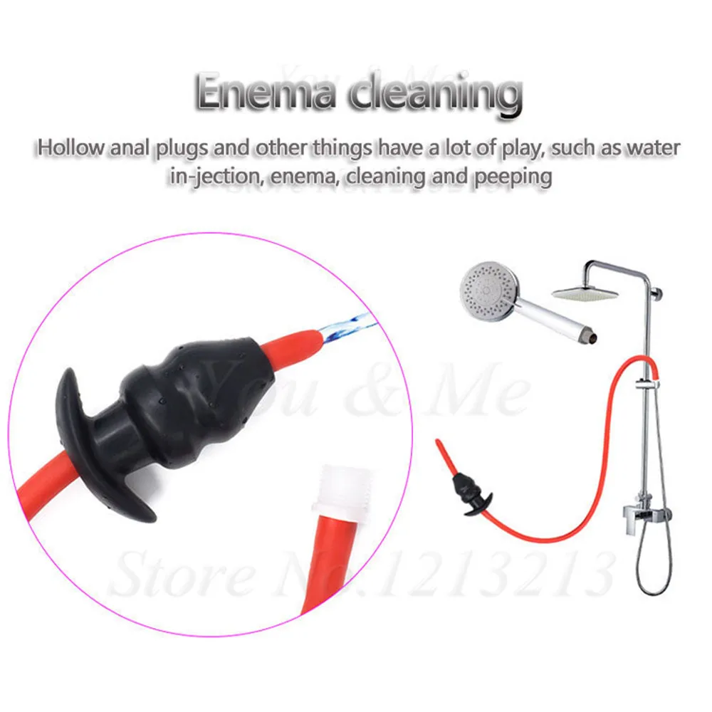 Силиконовые анальные бусины с электрическим током полый анальный расширитель