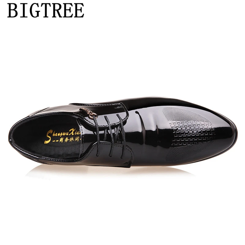 Туфли мужские деловые из лакированной кожи цвет в ассортименте | Обувь