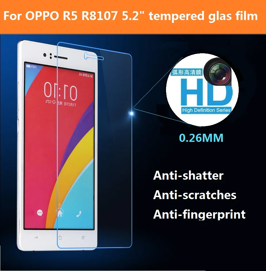 Новинка 2017 года с уровнем твердости 9H Экран Защитная пленка для Oppo R1 R1S R1K R1C R3 R5 R5S R7