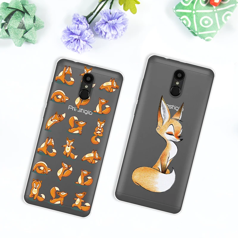 Case For Prestigio Muze E7 Lte 5.5 Transparent Printing Drawing Silicone Phone Cover PSP7512DUO |