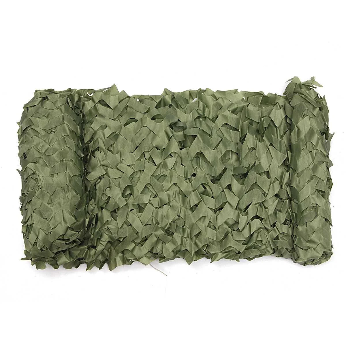 All green camouflage 5 м x 2,5 м охотничья Военная камуфляжная сетка лесная армейская тренировочная камуфляжная сетка автомобильные чехлы тенты для кемпинга солнечные укрытия - Цвет: All green camouflage