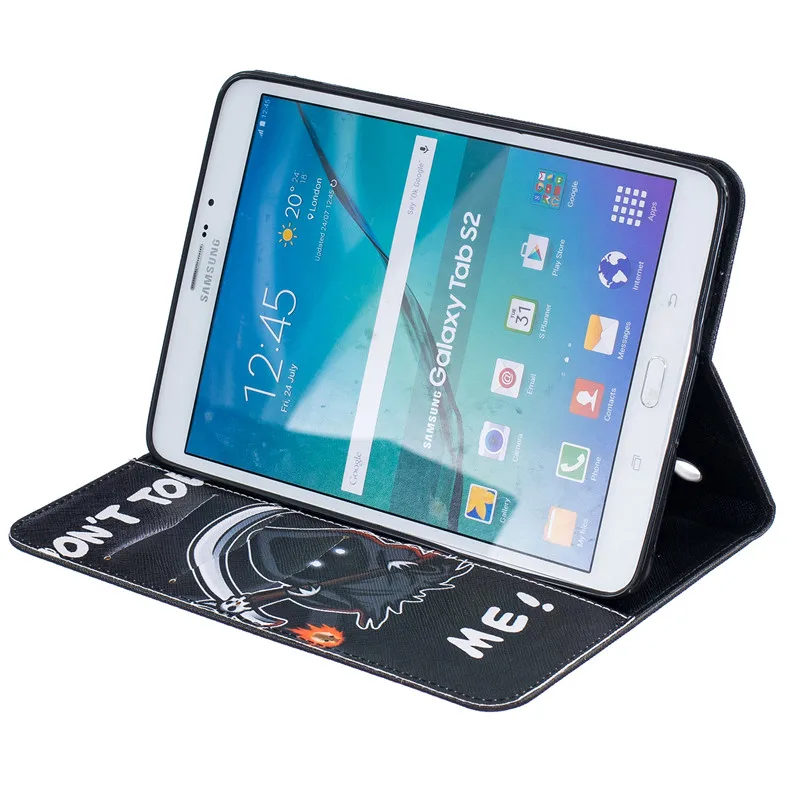 Fashion Cartoon Animal Leather Stand Flip Smart Case for Samsung Galaxy Tab S2 8.0 T710 T715 Tablet Book Cover | Компьютеры и офис