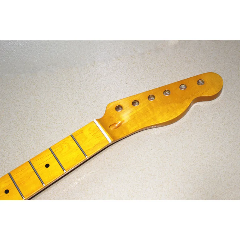 Disado 22 лада Кленовая электрическая гитара Гриф кленовый гриф желтая глянцевая