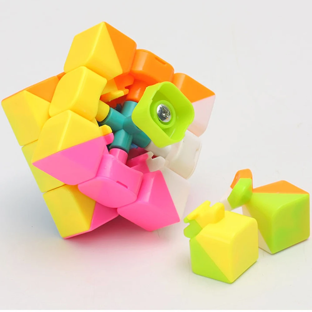 YJ YuLong 3*3*3 YongJun 3x3x3 волшебный кубик Скорость антистресс детские игрушки для детей мальчиков игра-головоломка 5,7 см 3 слоя Обучающие Мини