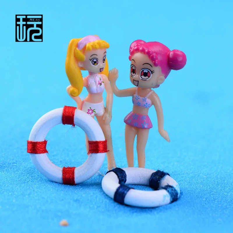 Спасательный круг плавающий модель мини смолы фея сад миниатюры DIY Террариум