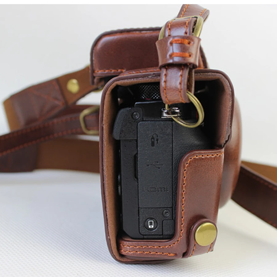 Бесплатная доставка Заводская Роскошные цифровой Камера всего тела сумка PU