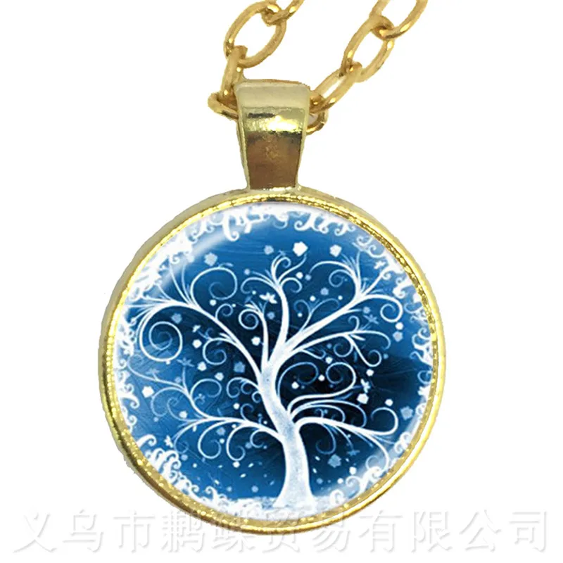 Ожерелье с кабошоном Древо жизни для мужчин и женщин | Украшения аксессуары