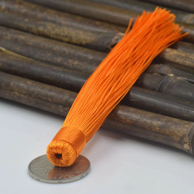 Orange 10 шт многоцветные полиэфирные декоративные кисточки бахрома DIY ремесло принадлежности для штор швейная одежда аксессуары для изготовления ювелирных изделий кулон - Цвет: Orange