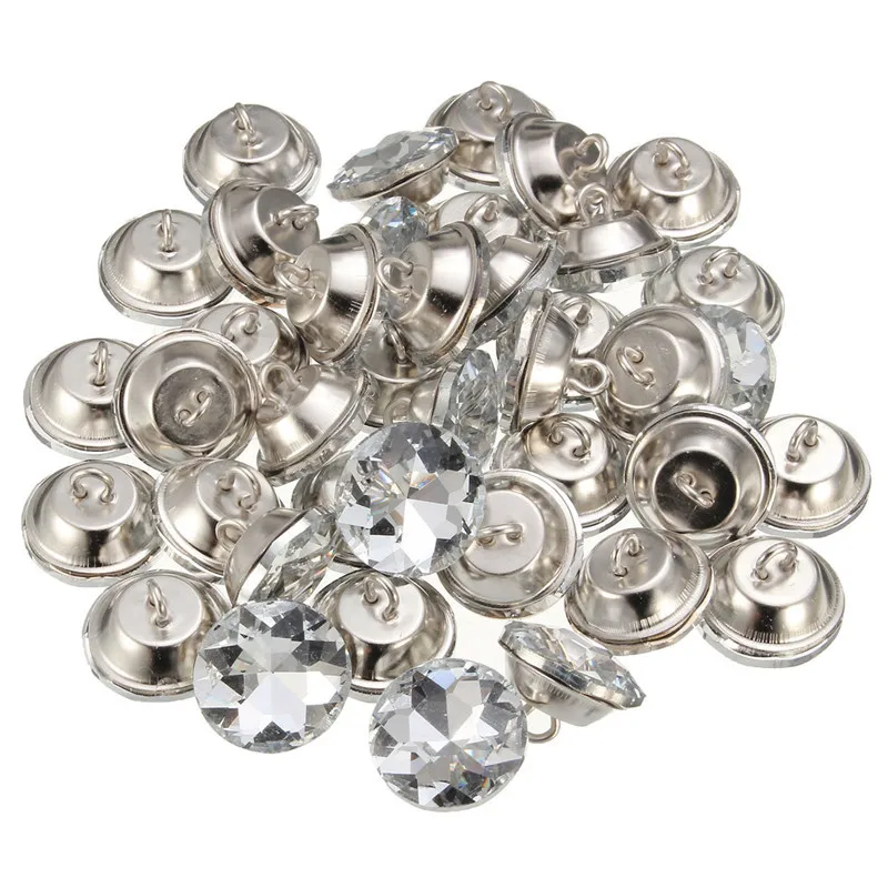 100 штук упак. красные хрустальные пуговицы диван кровать стенные Стразы