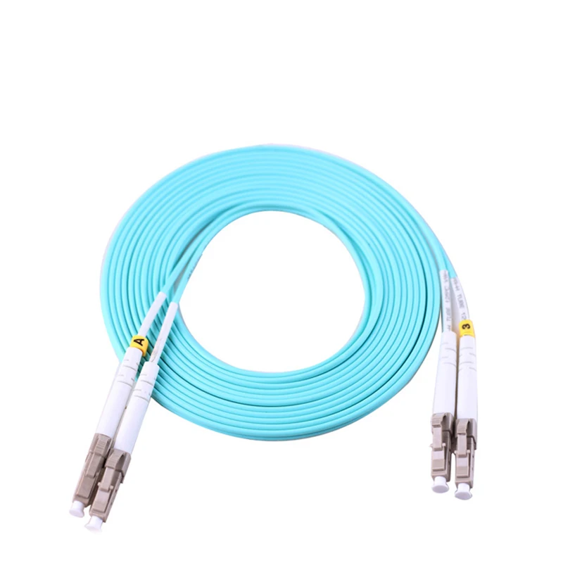 

10PCS/Lot OM3 3M LC-LC UPC FTTH Fiber optic patch cord Cable multimode duplex LC 2.0mm or 3.0mm Fiber optic jumper cable