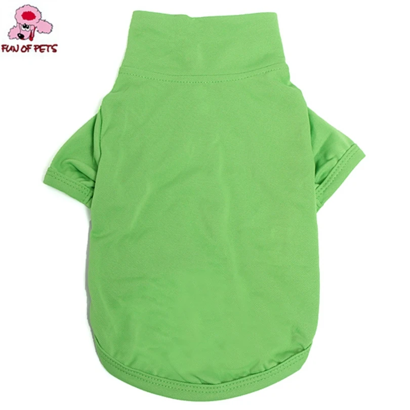 Лидер продаж 2017 Милый Летний ошейник для собак футболка поло щенков одежда