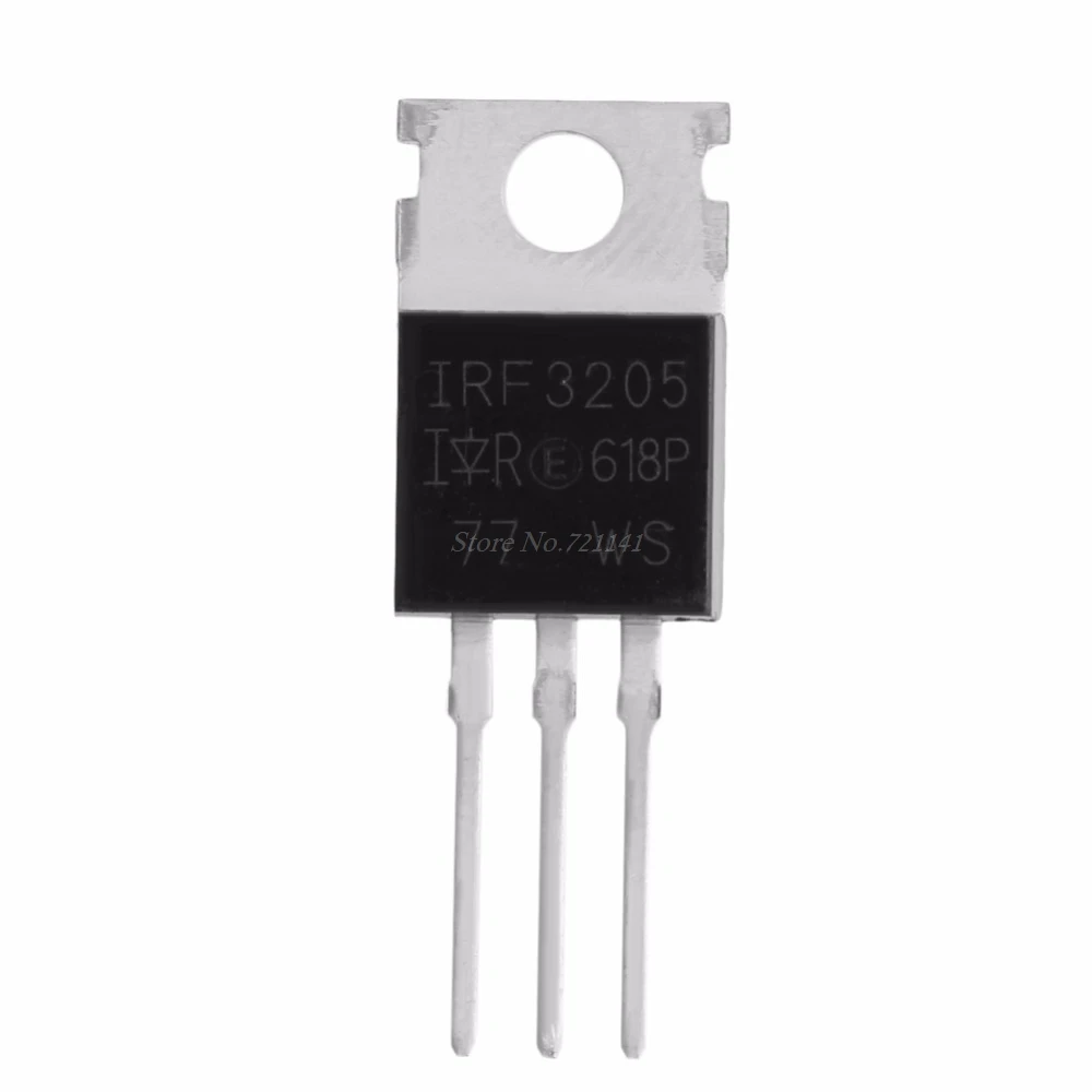 5 шт. Мощный транзистор IRF3205 полевой эффект IRF3205PBF TO 220 трубка MOSFET новинка Прямая