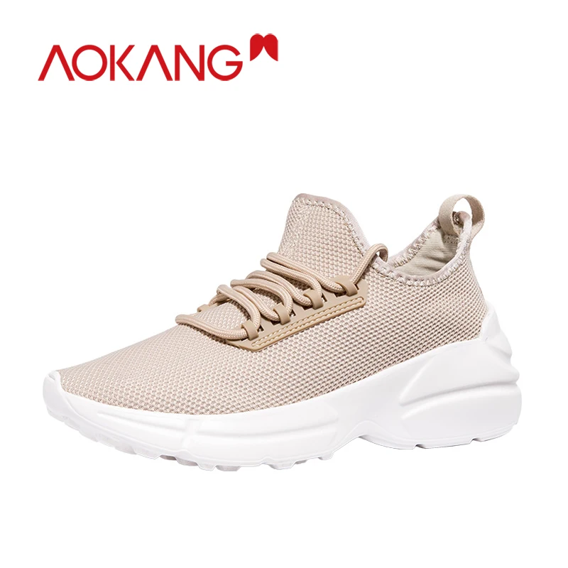 Aokang Kanglong/обувь женские кроссовки повседневная обувь на платформе дышащая