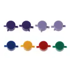 Пластиковые кнопки A B X Y, 1 комплект, замена для контроллера Nintendo SFC SNES Super NES