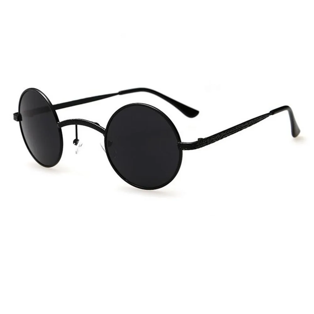 Винтажные круглые 44 мм чтение солнцезащитных очков черные очки для чтения + 100 125