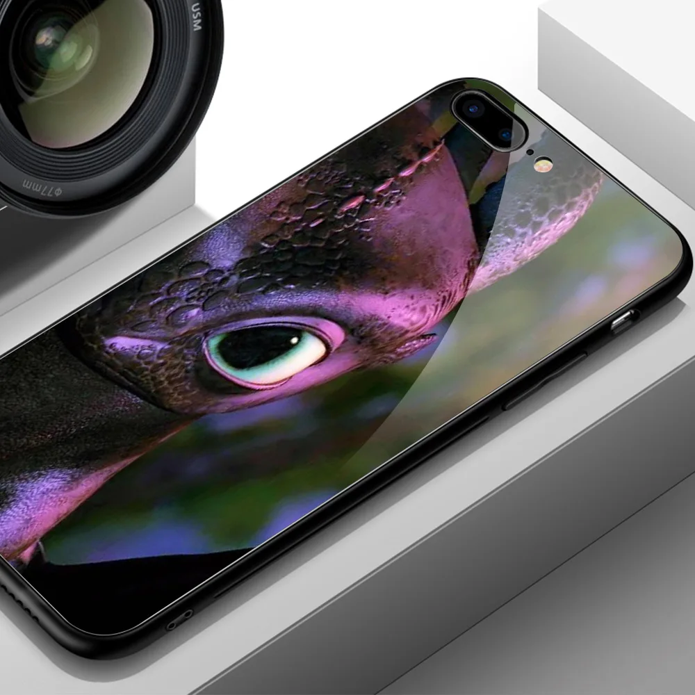Чехол для iphone xs, чехол из закаленного стекла XR, чехол "Поезд дракона" для iphone 6, 6s, 7, 8 plus, X, XR, XS MAX, 11 pro max