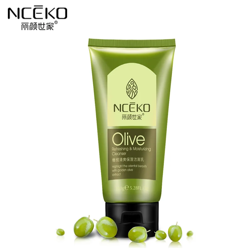 Очищающее средство для лица NCEKO освежающее оливковое ухода за кожей против