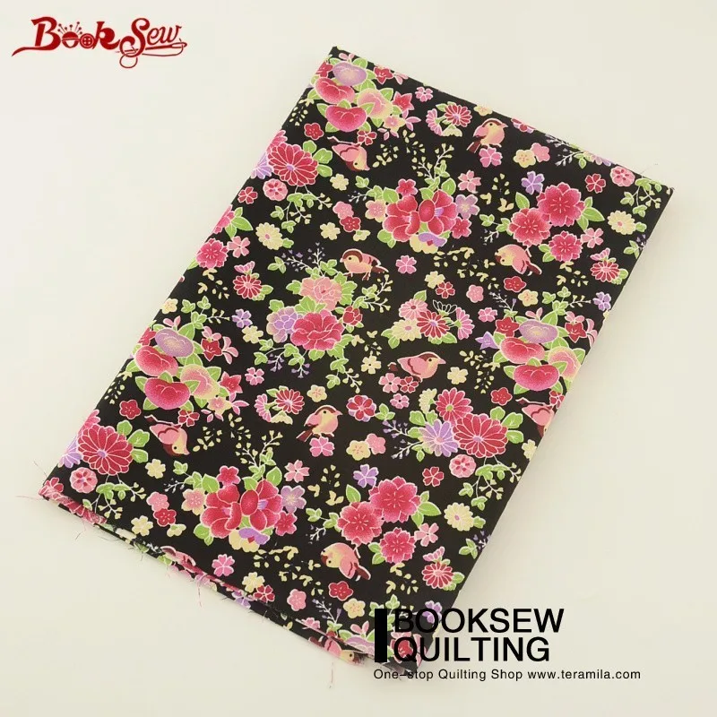 Хлопчатобумажная поплиновая ткань Booksew плотный четверть метра одежда детские