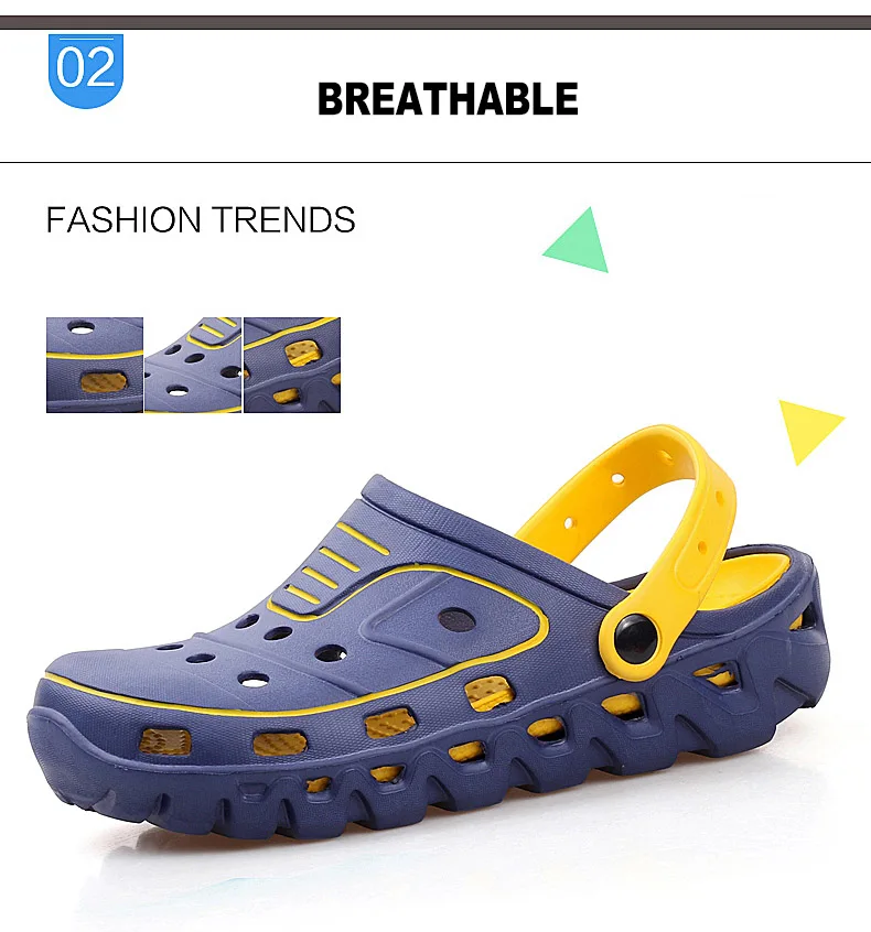 Summer Water Shoes Men Hollow Aqua Shoes Swimming Light Slippers Barefoot Shoes Men Clogs Beach Sea Fishing Sandals for Man