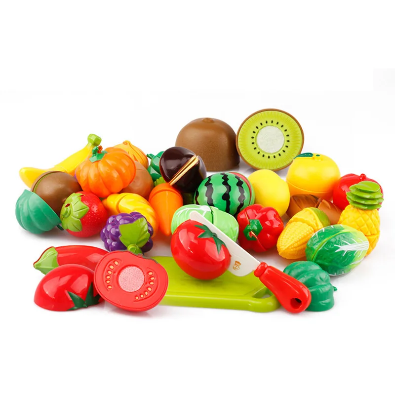 Развивающая Миниатюрная модель еды игрушки для ролевых игр фрукты и овощи