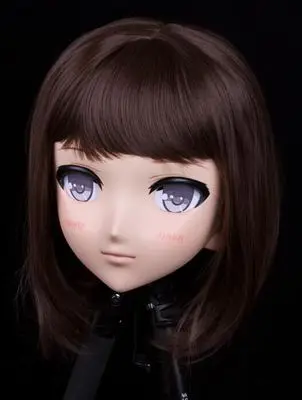 

(LiLi Mask-49) Sweet Girl Resin Head Mask Kigurumi Cosplay Japanese Role Play Anime Silicone Kigurumi Mask Crossdresser Doll