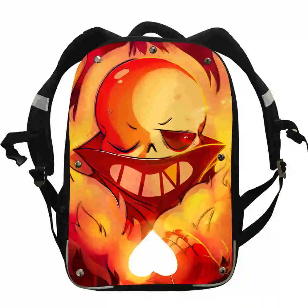 Используйте ультра инстинкт Покемон FNAF Sans UT аниме Рюкзаки Обувь для мальчиков Обувь для девочек подростков Школьные ранцы Mochila паек пенал - Цвет: I