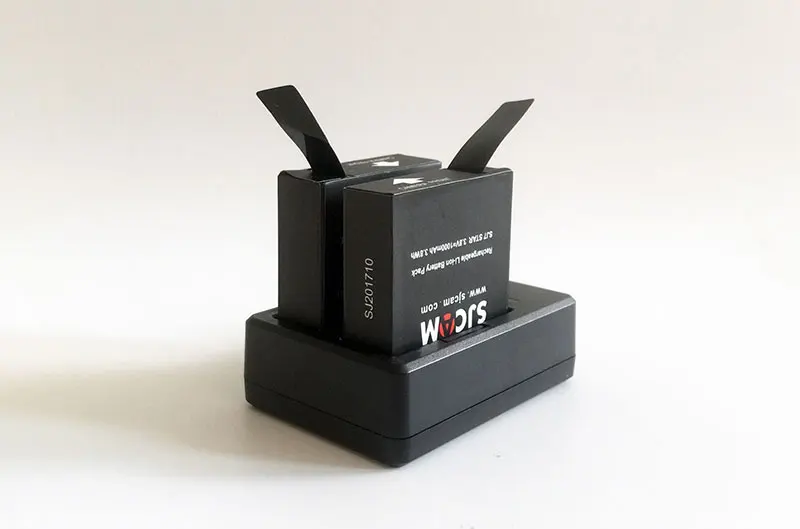 SJCAM SJ7 Star двойное зарядное устройство+ 2 шт SJCAM батареи 1000 мАч литий-ионная аккумуляторная батарея для SJCam SJ7 экшн-камеры