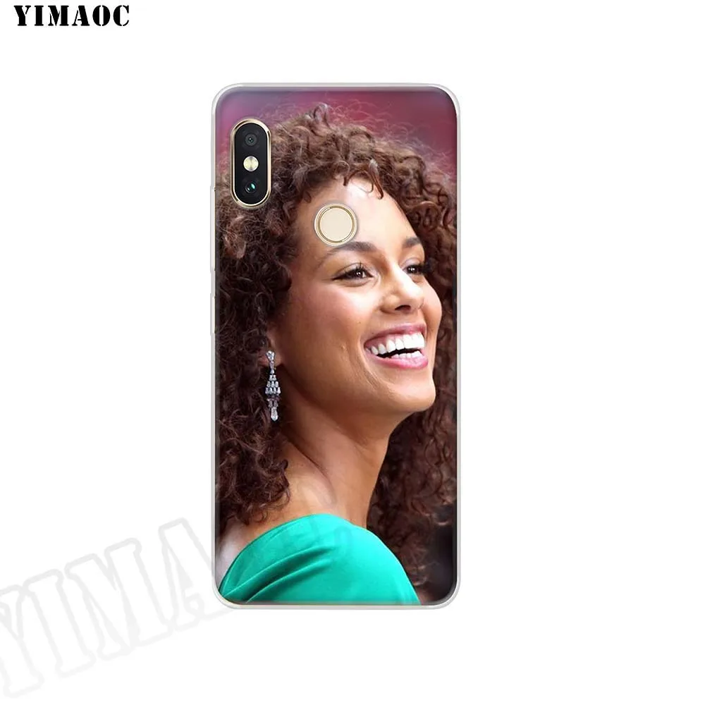 YIMAOC AliciaKeys Мягкий силиконовый чехол для телефона POCOPHONE F1 Xiaomi Redmi Note 6 7 Pro 6A mi 8 Lite TPU