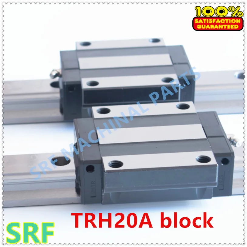 1 шт. TRH20 L = 1000 мм линейная направляющая + 2 TRH20A ползунок каретки|linear guide rail|linear railguide