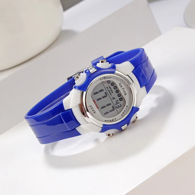 Светодиодные спортивные часы детская сигнализация модные брендовые женские и