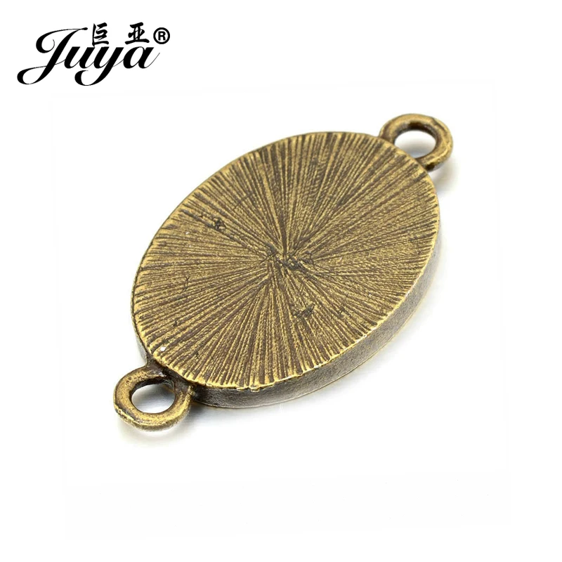 Коннектор для кабошона JUYA AD0105 овальная основа украшений сделай сам