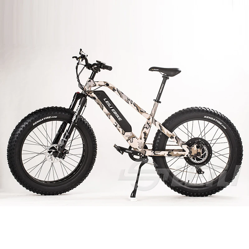 Новый дизайн Электрический горный велосипед 48 в 1000 Вт с толстыми шинами для снега
