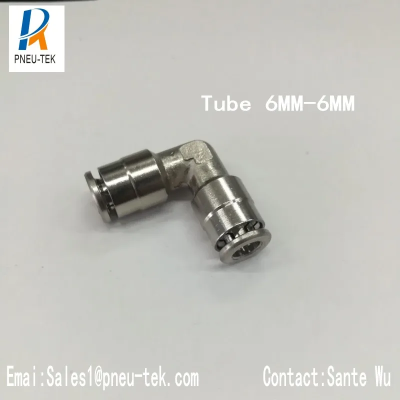 MPV6mm 90 градусов Euqal колено пневматические фитинги трубные фитинги|90 degree elbow fitting|elbow