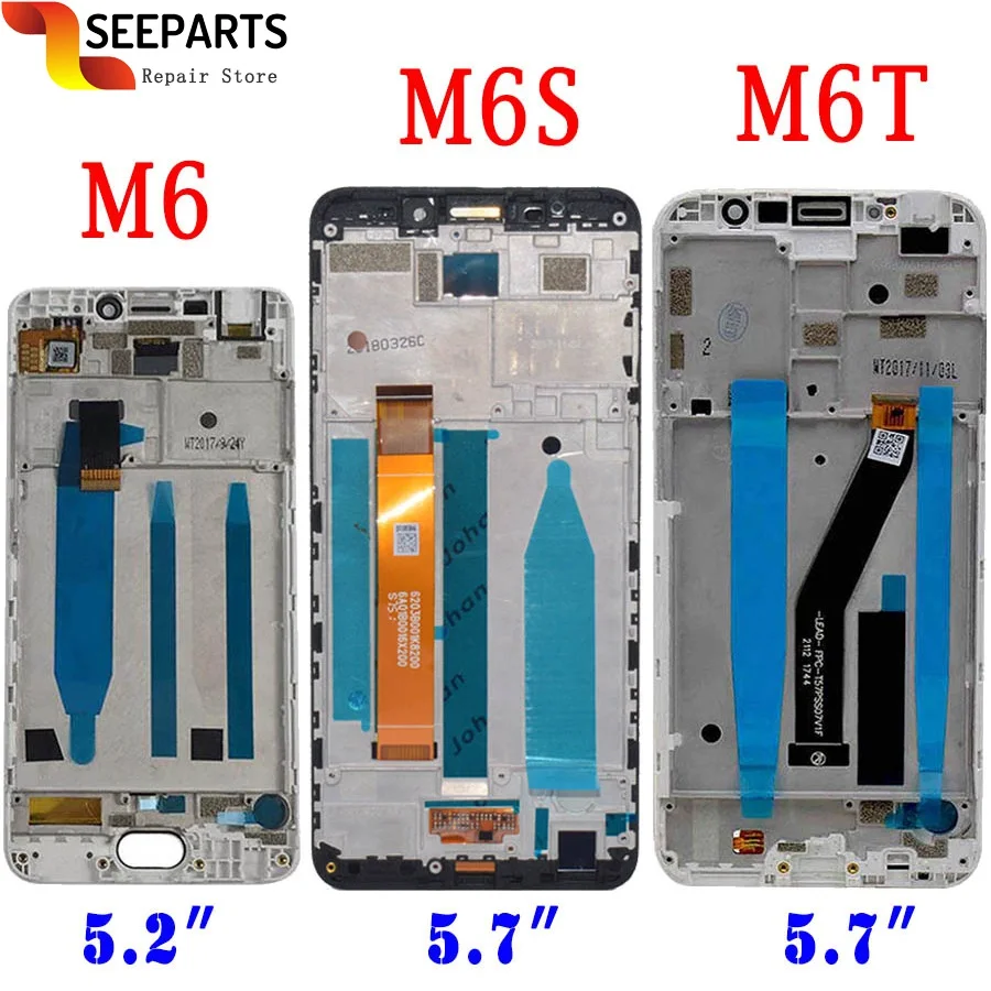 Сенсорный ЖК дисплей Meizu M6 дигитайзер M711H M711M M711Q M6S LCD M712H M712Q для 6T MEIZU M6T M811Q замена