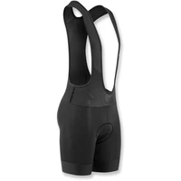 high quality pro black cycling bib shorts with gel pad cycling shorts men bottom ciclismo italy silicon grippers can custom logo