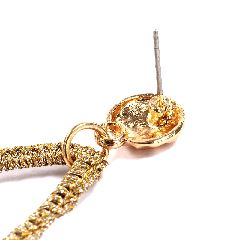 Sehuoran 2017New трендовые большие висячие серьги с кристаллами ювелирные ручной работы