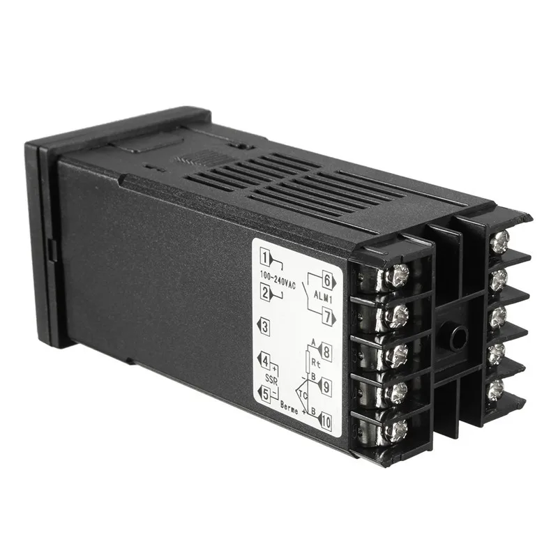 Совершенно новый цифровой ПИД регулятор температуры 110 240 В 40A SSR K термопара|rex-c100