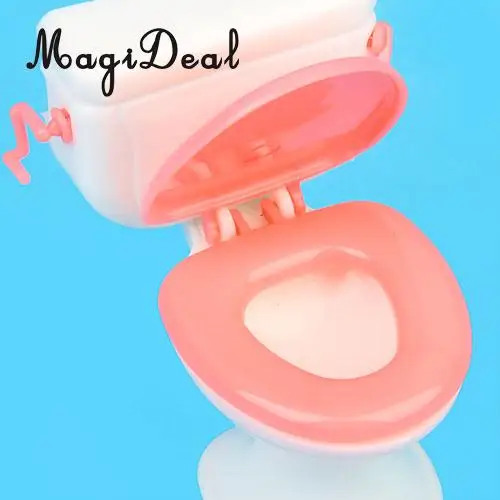 MagiDeal 1 комплект пластиковая унитаз раковина зубная щетка кукольный домик аксессуары для кукол 1/6 фигурки Декор детские игрушки для ролевых игр