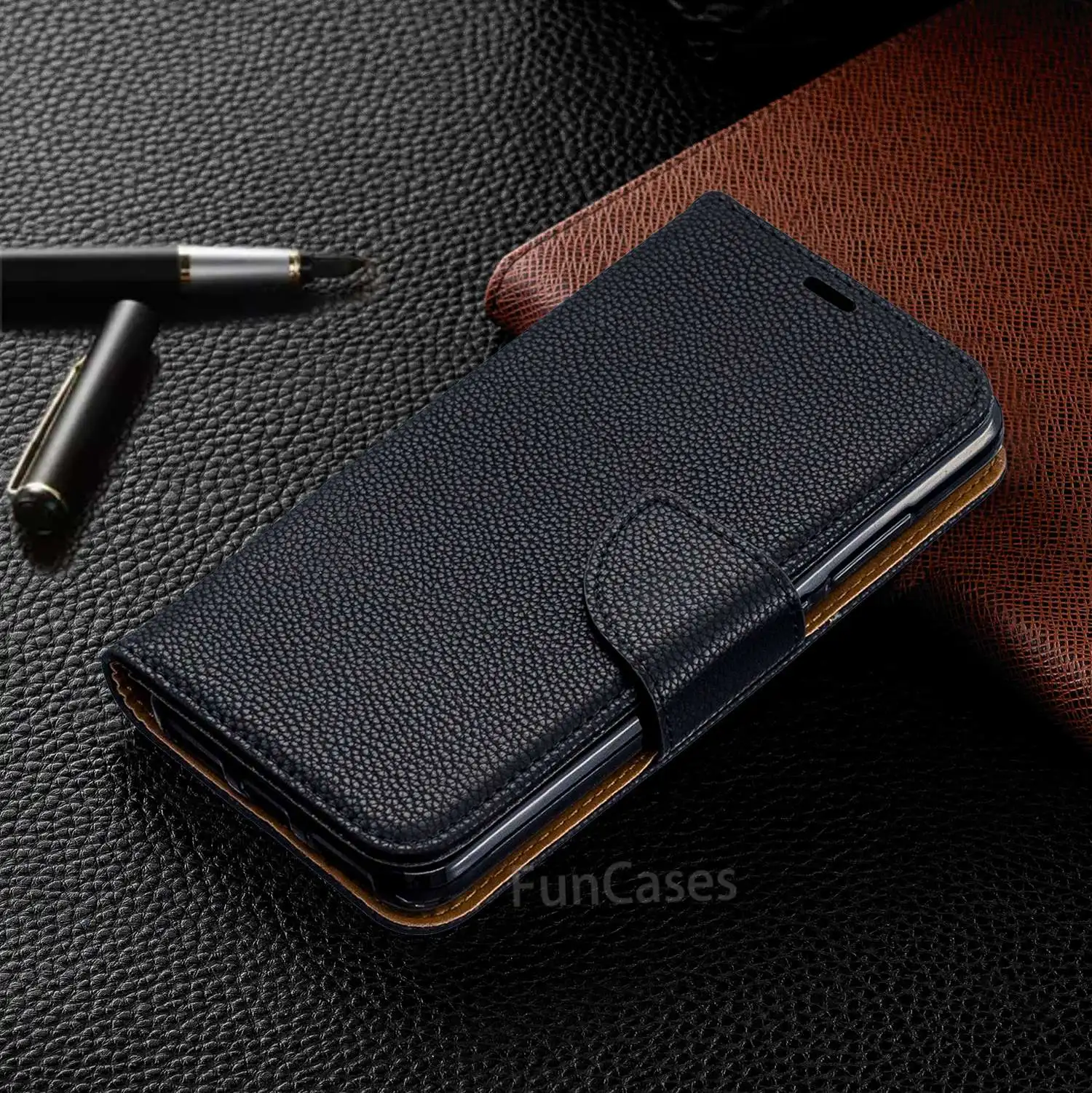 For Xiaomi Redmi 6 Pro Case Flip Cover leather Plastic Protective Capas Coque Solid color Xiomi 6Pro | Мобильные телефоны и