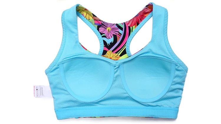 Женский спортивный бюстгальтер Midium с широкими лямками для бега занятий йогой и