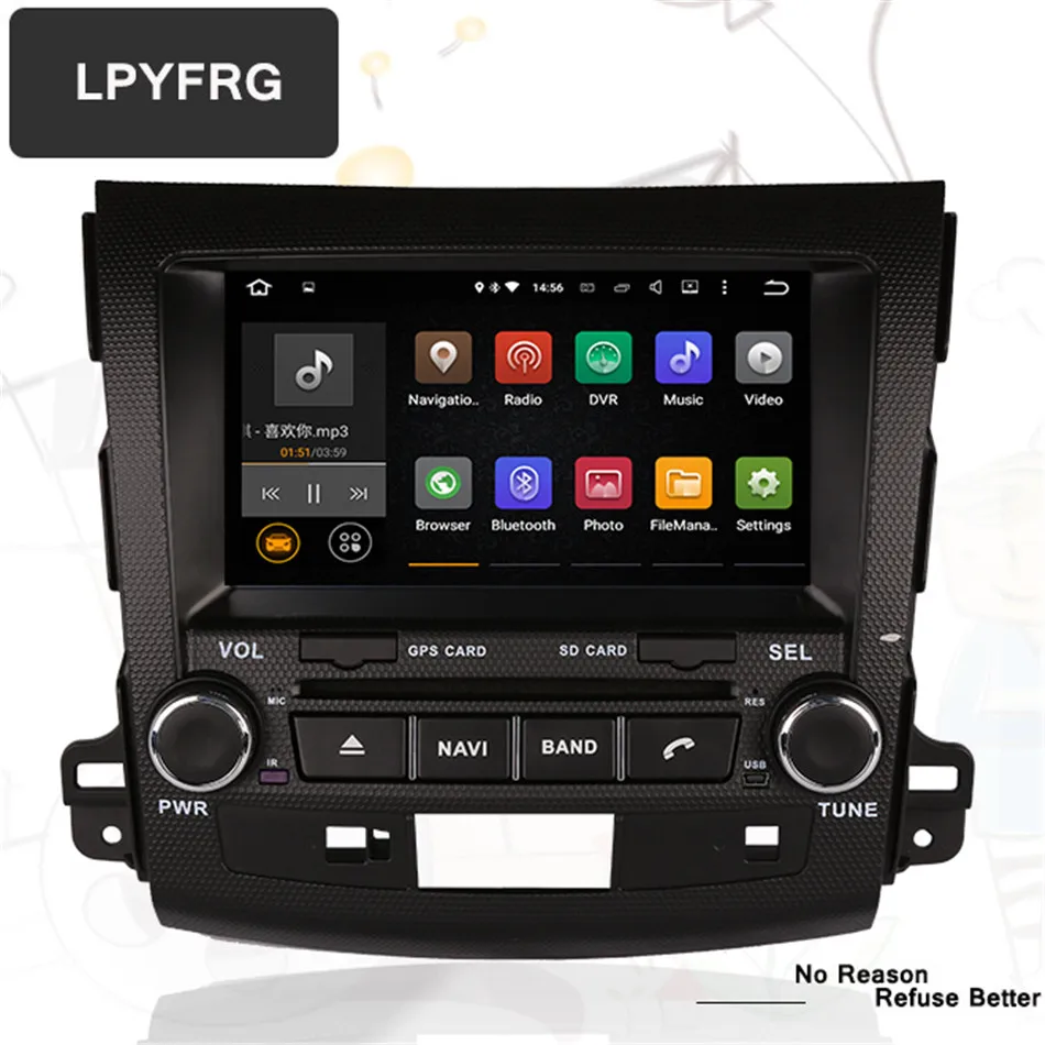 Автомагнитола 2 Din на android 10 0 для Mitsubishi Outlander 2005 2006 2007 2012 2013 с Gps навигацией|2 din car dvd|car