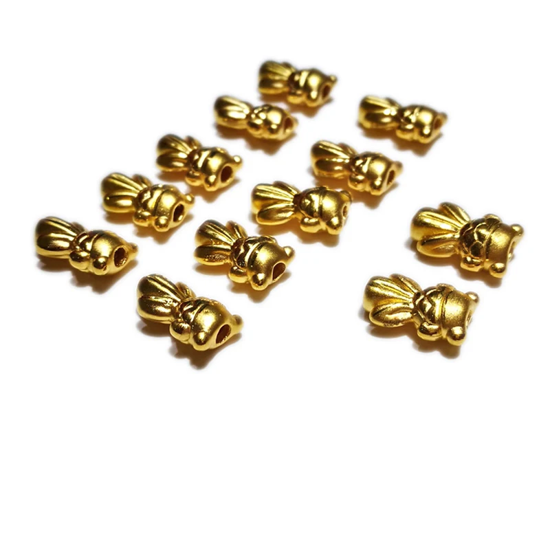 

Wholesale Solid 24K Yellow Gold Bracelet 999 Gold Fish Bracelet 0.59g