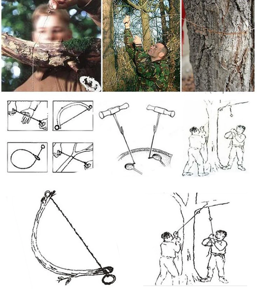 

Hand Chainsaw Hiking Emergency Household Gardening Wire Pocket Chain Scroll Saw Chain Sharp Saw Cut