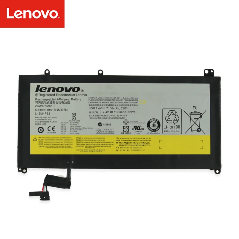 Оригинальный аккумулятор для ноутбука Lenovo IdeaPad U430P Touch U430 U430p U530 U530P L12L4P62 L12M4P62 7 4 V