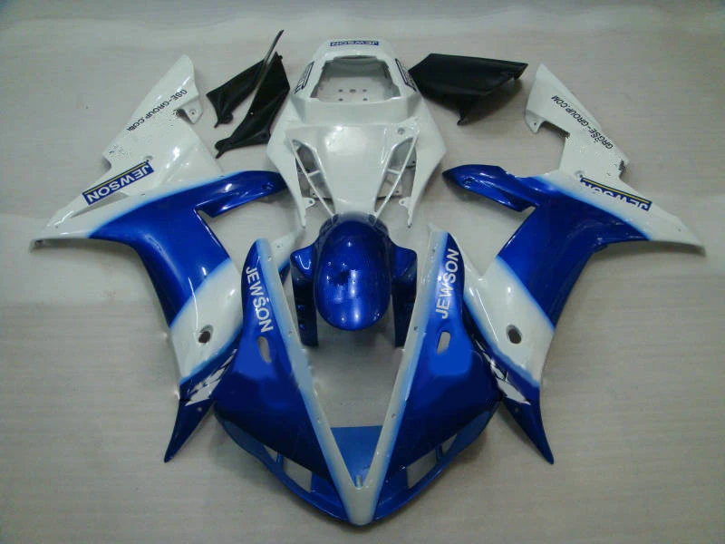 Первоклассный набор обтекателей мотоцикла для YAMAHA YZFR1 02 03 YZF R1 YZF1000 2002 2003 ABS белый