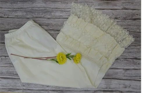 beige 1915 Повседневные штаны в японском стиле Mori Girl, винтажные кружевные Многослойные штаны с вышивкой и оборками, женские брюки с эластичной резинкой на талии, большие размеры, 1915 - Цвет: beige 1915