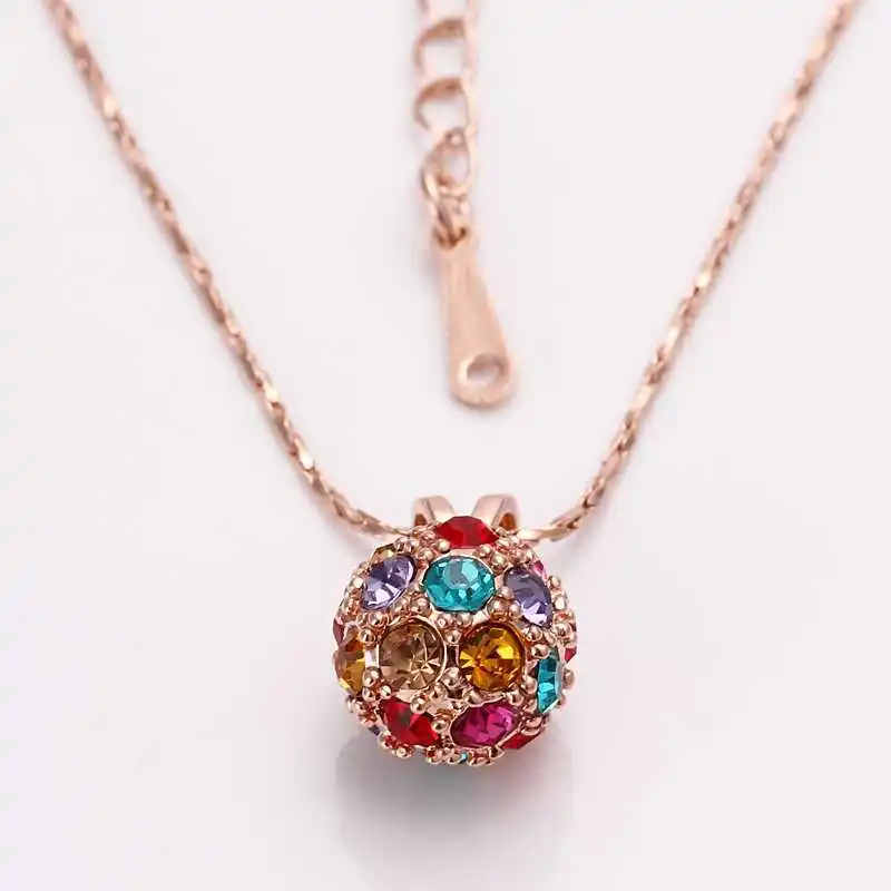 Хит продаж лучший подарок Женские Ювелирные изделия золотое покрытие колье