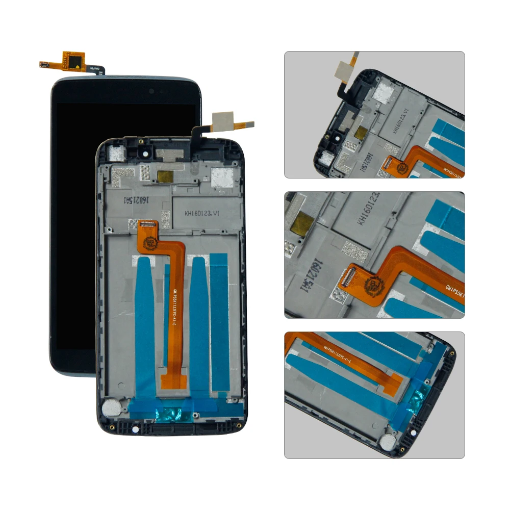 ЖК дисплей 5 дюйма для Alcatel One Touch Idol 3 6045 OT6045 6045K 6045Y 6045F дигитайзер экран сенсорная